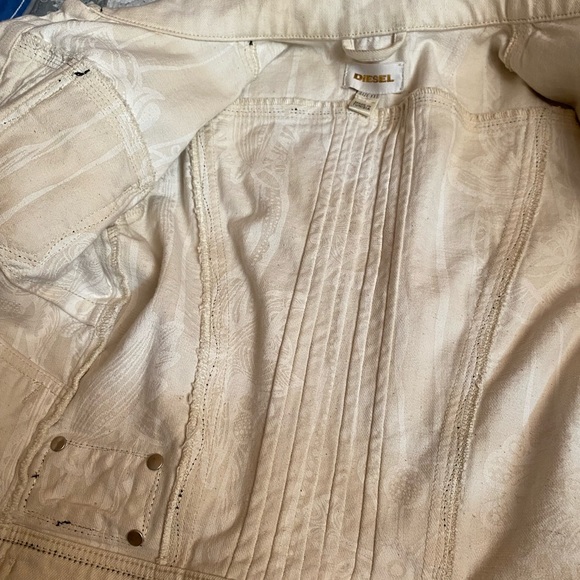 Denim white/cream DIESEL JACKET 78 - Picture 5 of 5